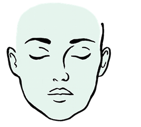 Illustratie van een gezicht